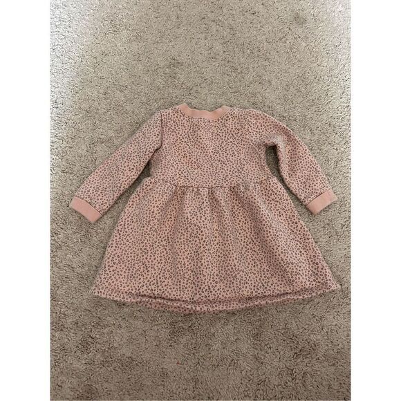 Carters pink leopard print dress size 18 mos - Picture 2 of 3